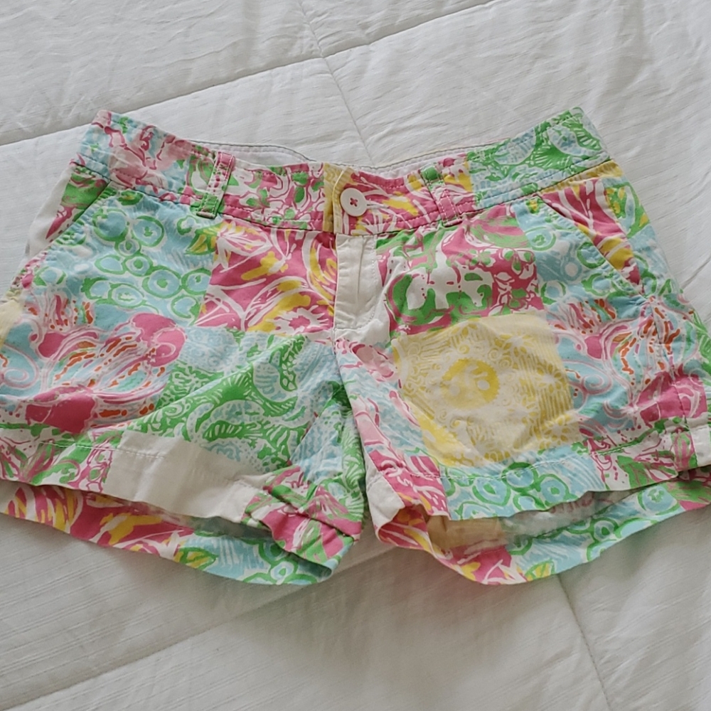 Lilly Pulitzer Patchwork Shorts